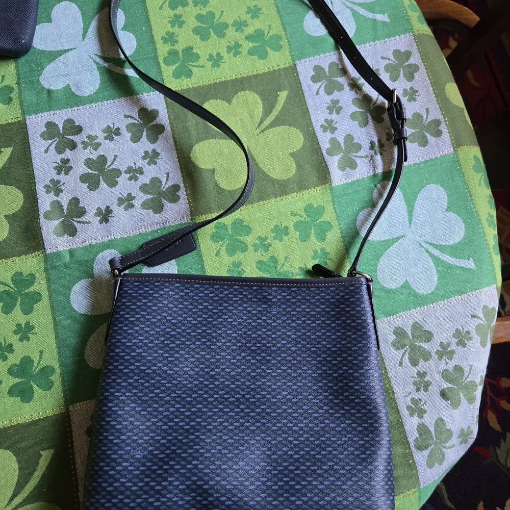 COACH Blue Signature Crossbody Bag - Picture 3 of 8